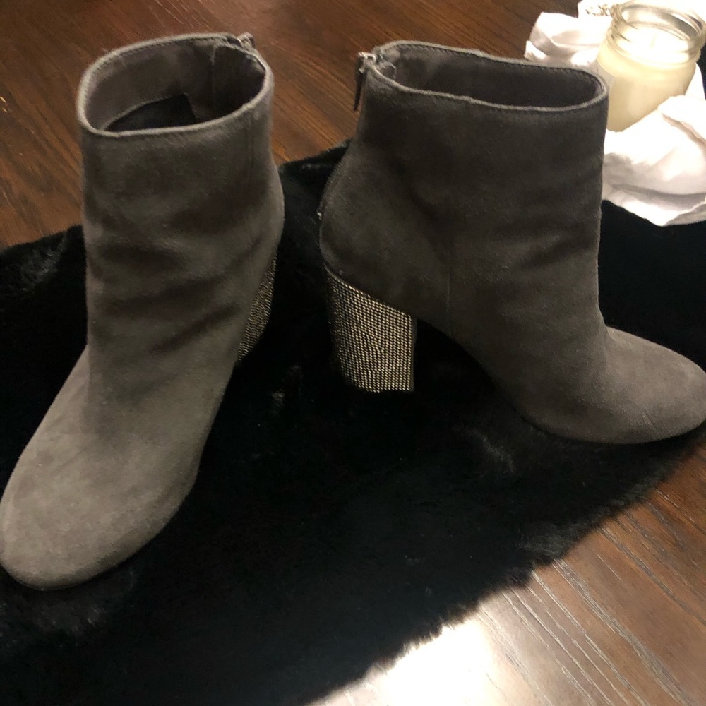 Grey booties